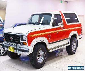 1986 Ford Bronco (4x4) Red Automatic 3sp A Wagon for Sale