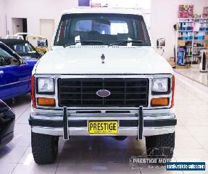 1986 Ford Bronco (4x4) Red Automatic 3sp A Wagon