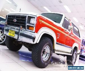 1986 Ford Bronco (4x4) Red Automatic 3sp A Wagon