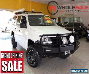 2011 Volkswagen Amarok 2H TDI400 4MOT White Manual M Dual Cab Utility