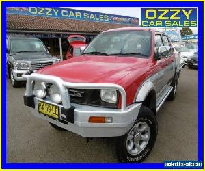 1999 Mitsubishi Triton MK GLS (4x4) Red Manual 5sp M Dual Cab Utility