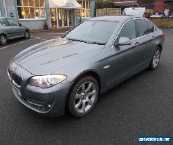 BMW 5 SERIES 2011 GREY 520D 2.0 DIESEL MANUAL - DAMAGED REPAIRABLE SALVAGE for Sale