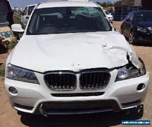 2011 BMW X3 WAGON 4X4 xDrive20d F25 2.0L TURBO DIESEL AUTO DAMAGED REPAIRABLE 