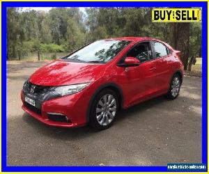 2012 Honda Civic FK VTi-L Red Automatic 5sp A Hatchback