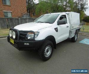 2013 Ford Ranger PX XL 3.2 (4x4) White Automatic 6sp A Cab Chassis