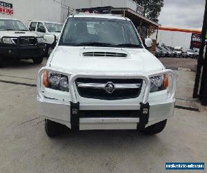 2009 Holden Colorado RC MY10 LX (4x4) White Manual 5sp M Crewcab