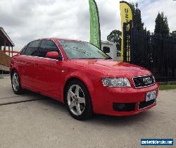 2004 Audi A4 B6 1.8 Turbo Quattro Red Manual 5sp M Sedan for Sale