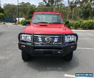 2009 Nissan Patrol Coil Over DX Red Manual 5sp Manual Cab Chassis