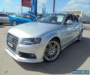 2009 Audi A4 B8 8K Silver 7 Sports Automatic Dual Clutch Sedan