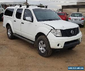 2007 NISSAN NAVARA D40 ST-X DUAL CAB 4X4 2.5L AUTO LIGHT DAMAGE REPAIRABLE DRIVE