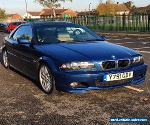 2001 BMW 325 CI M SPORT AUTO CONVERTIBLE BLUE