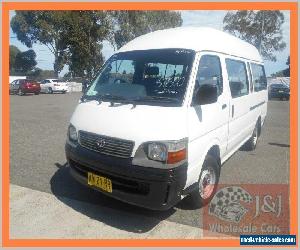 2003 Toyota Hiace RZH125R Commuter White Automatic 4sp A Bus