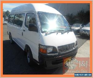 2003 Toyota Hiace RZH125R Commuter White Automatic 4sp A Bus