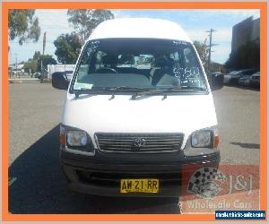 2003 Toyota Hiace RZH125R Commuter White Automatic 4sp A Bus