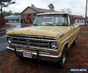 1972 Ford F-100 Base Standard Cab Pickup 2-Door