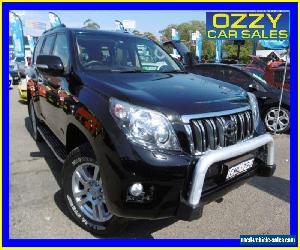 2012 Toyota Landcruiser Prado KDJ150R 11 Upgrade Kakadu (4x4) Black 5sp Wagon