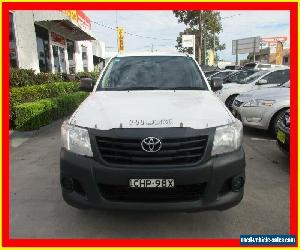 2012 Toyota Hilux TGN16R MY12 Workmate White Automatic 4sp A 4D UTILITY