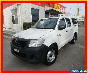 2012 Toyota Hilux TGN16R MY12 Workmate White Automatic 4sp A 4D UTILITY