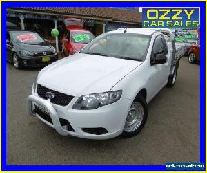 2009 Ford Falcon FG White Automatic 5sp Auto Seq Sportshift Cab Chassis