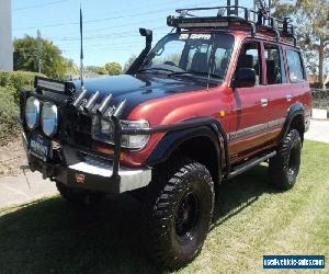 1991 Toyota Landcruiser GXL (4x4) Red Manual 5sp M Wagon