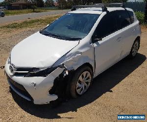 2013 TOYOTA COROLLA ASCENT HATCH 1.8L 6SPD MANUAL ZRE182R DAMAGED REPAIRABLE