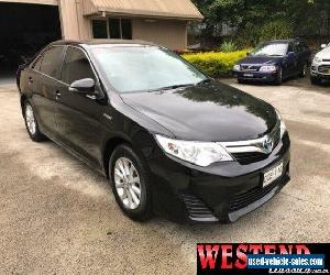 2013 Toyota Camry AVV50R Hybrid H Black Automatic A Sedan