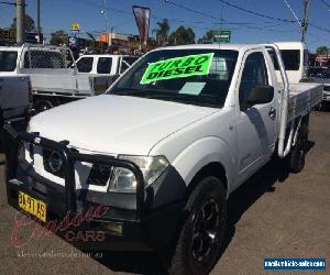 2008 Nissan Navara D40 RX (4x4) White Manual 6sp M Cab Chassis