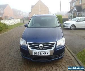 2007/56 VOLKSWAGEN TOURAN SE 2.0 TDI 140 5DR BLUE 7 SEAT FSH FVWSH