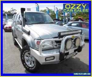 2002 Toyota Hilux VZN167R SR5 (4x4) Silver Manual 5sp M Dual Cab Pick-up