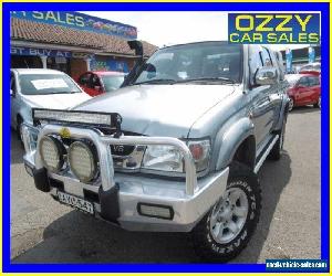 2002 Toyota Hilux VZN167R SR5 (4x4) Silver Manual 5sp M Dual Cab Pick-up