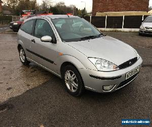 2003 FORD FOCUS ZETEC SILVER 1.6 PETROL SPARES OR REPAIR NO RESERVE