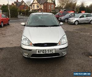 2003 FORD FOCUS ZETEC SILVER 1.6 PETROL SPARES OR REPAIR NO RESERVE