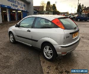 2003 FORD FOCUS ZETEC SILVER 1.6 PETROL SPARES OR REPAIR NO RESERVE