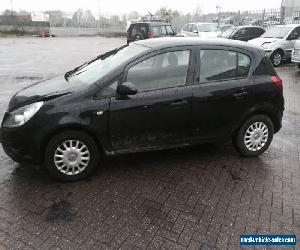 2008 VAUXHALL CORSA LIFE A/C BLACK DAMAGED SALVAGE SPARES OR REPAIR