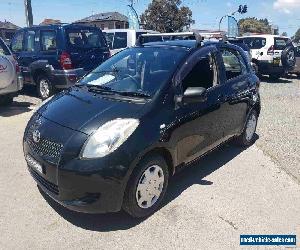 2007 Toyota Yaris NCP90R YR Black Manual 5sp M Hatchback