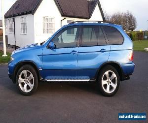 BMW X5 SPORT 3.0D INDIVIDUAL ESTORIL BLUE WITH BLACK LEATHER ONLY 120K MILES