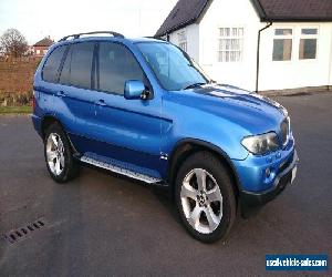 BMW X5 SPORT 3.0D INDIVIDUAL ESTORIL BLUE WITH BLACK LEATHER ONLY 120K MILES