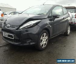 2009 FORD FIESTA STYLE 68 TDCI BLACK DAMAGED SALVAGE SPARES OR REPAIR DIESEL for Sale