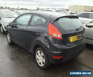 2009 FORD FIESTA STYLE 68 TDCI BLACK DAMAGED SALVAGE SPARES OR REPAIR DIESEL