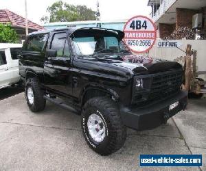 1986 Ford Bronco True (4x4) Black Automatic 3sp A Wagon