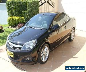 2006 Holden Astra AH MY07 Twin TOP Black Automatic 4sp A Convertible