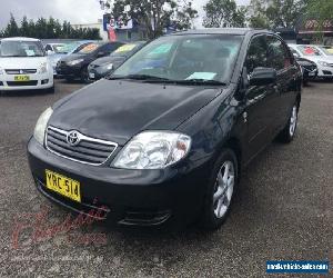 2005 Toyota Corolla ZZE122R Ascent Black Manual 5sp M Sedan