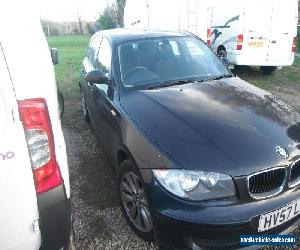 SPARES OR REPAIRS 2007 BMW 118D ES BLACK