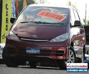 2001 Toyota Tarago ACR30R GLi Red Automatic 4sp A Wagon