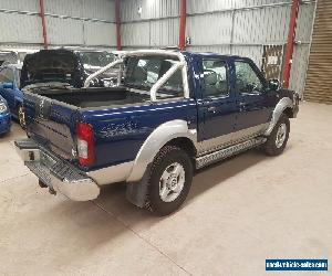 2004 Nissan Navara D22 STR 3L turbo diesel 4x4 dual cab no damage ready for rego