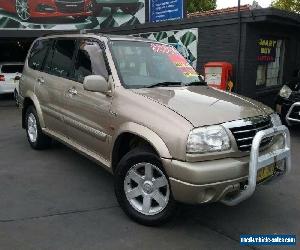 2001 Suzuki XL-7 JA627 (4x4) Gold Automatic 4sp A Wagon