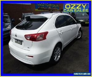 2011 Mitsubishi Lancer CJ MY11 SX Sportback White Manual 5sp M Hatchback