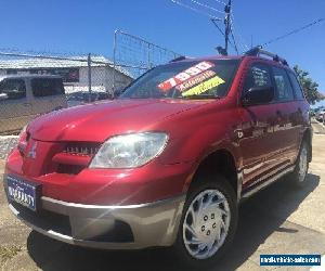 2006 Mitsubishi Outlander ZF MY06 LS Red Automatic 4sp A Wagon