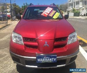 2006 Mitsubishi Outlander ZF MY06 LS Red Automatic 4sp A Wagon