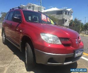 2006 Mitsubishi Outlander ZF MY06 LS Red Automatic 4sp A Wagon